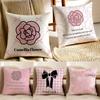 Hot Selling Camellia Highend Printing Cushion Cover Pillowcase Antidustmite Living Room Sofa Decor Cushion Room