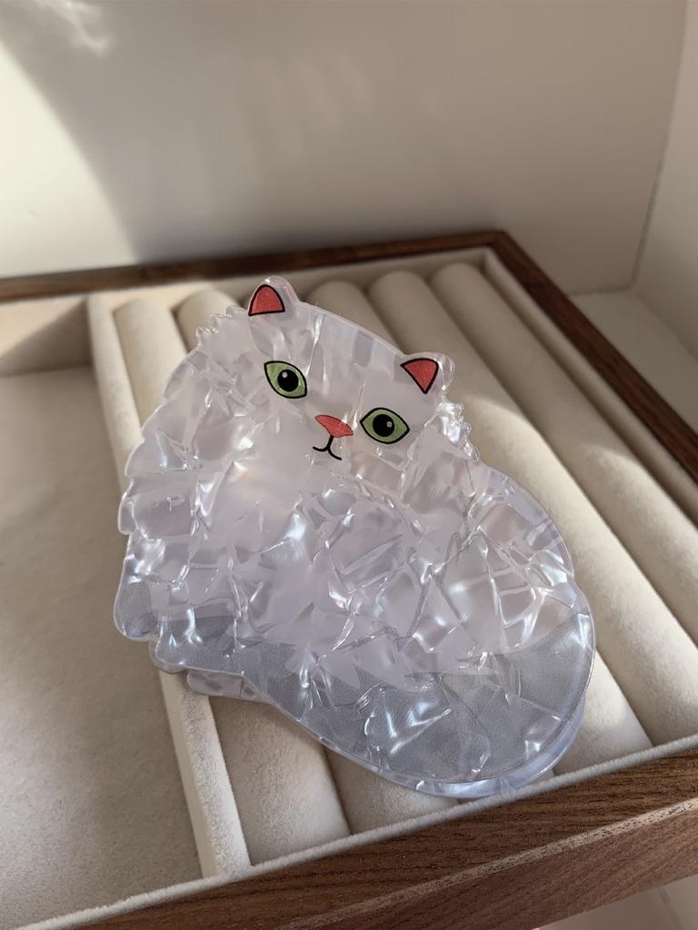 1 Pcs Fashion Cute White Cat Hair Claws For Women Girls Party Hair Accessories