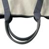 Used BALENCIAGAHandbag gray/Ivory canvas/leather Women
