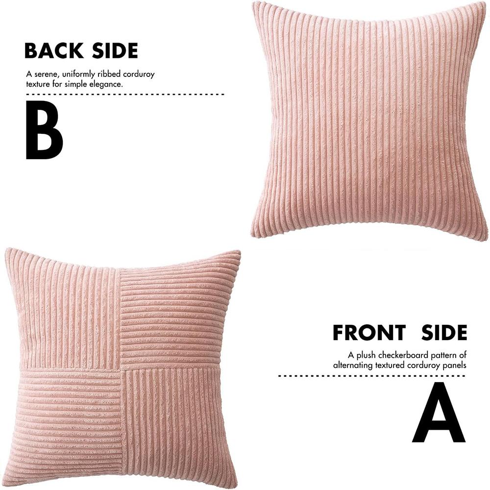 Green Patchwork 50x50 CM Cushion Cover for Soft Couch Living Room Striped Modern Blue Throw Pillow Cover Home Decro Pillowcase