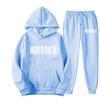 Men's HOODRICH Letter Print Casual Hoodie Sweatshirt Set - Sportswear