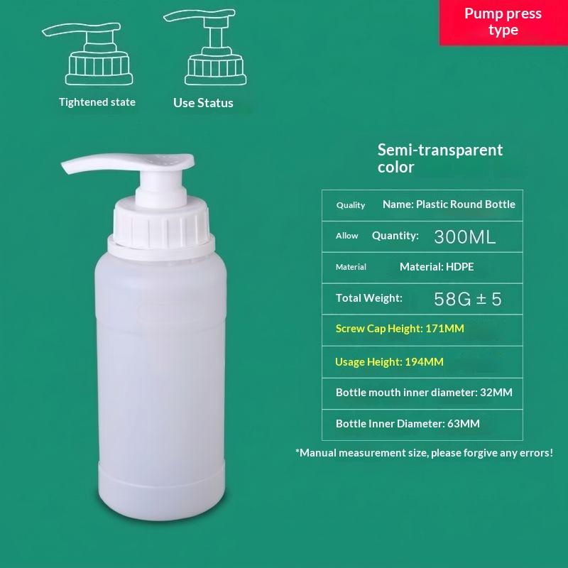 Laundry Detergent Bottle 250Ml-2L Disinfectant Water Hand Washing Hydraulic Pump Dispenser Empty Plastic Hdpe Lotion Container