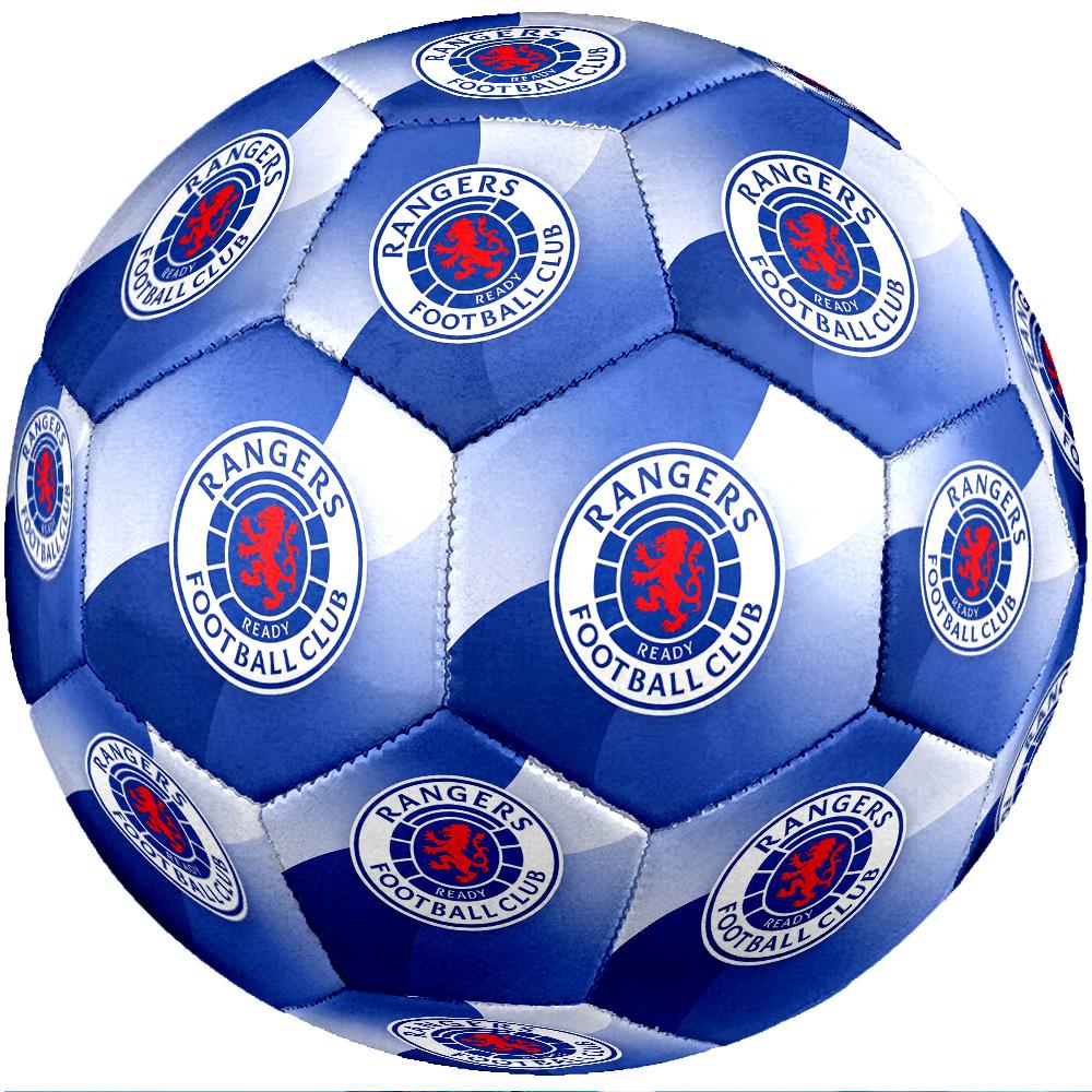 Rangers FC Size 5 Standard Football Durable Training Match Soccer Ball for Adult Outdoor Sports