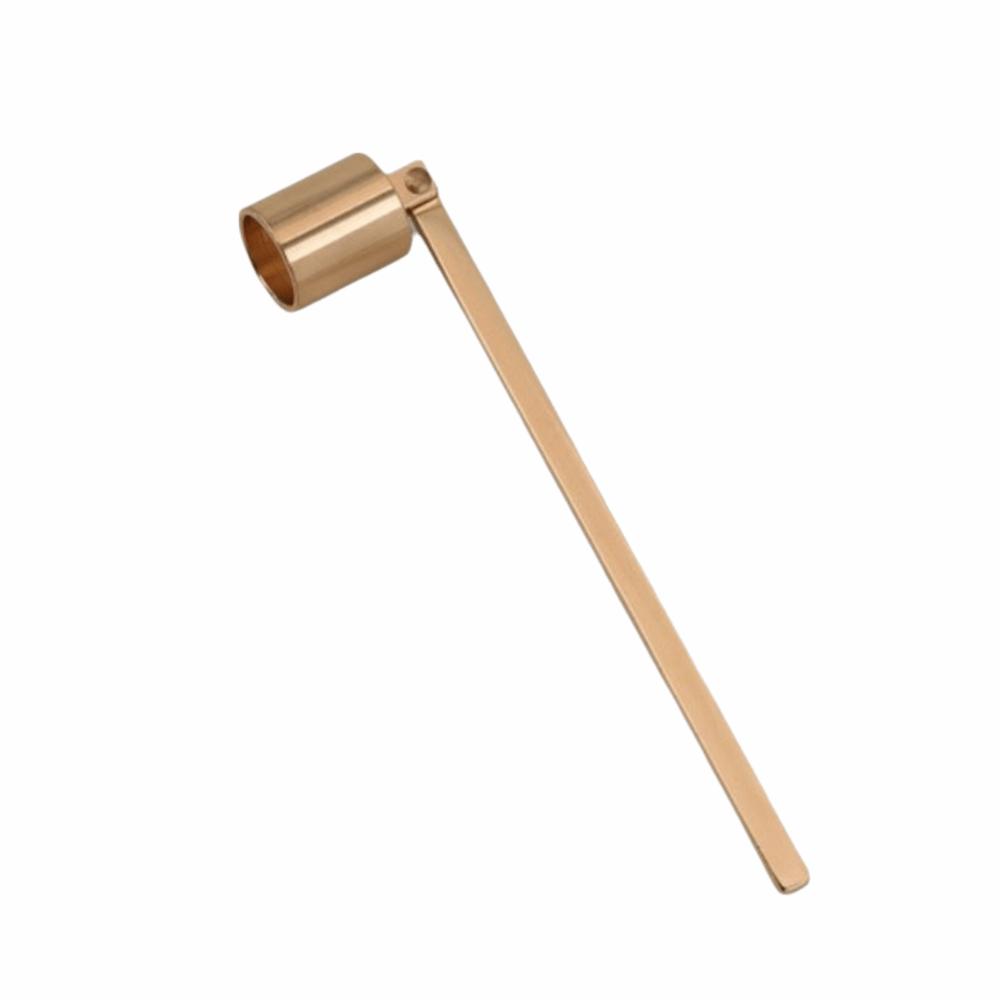 Long Handle Metal Candle Snuffer Multi Color Candle Extinguisher Bell-Shape Wick Cover  Home Decor