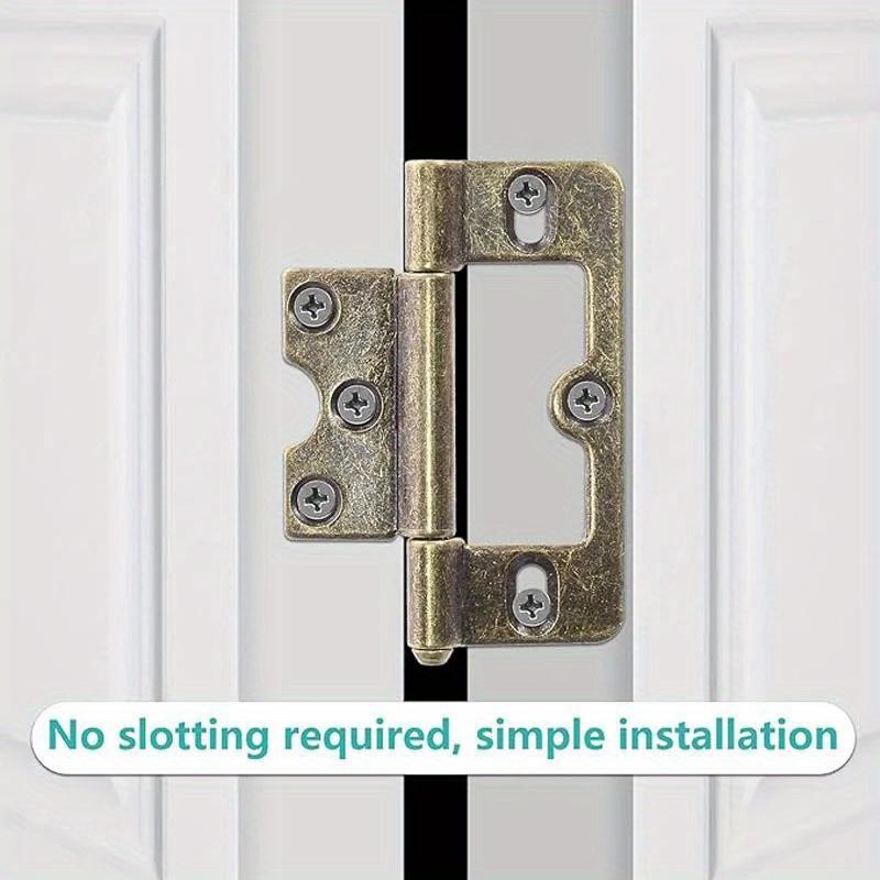 8 szt. Zawiasy bezwpuszczane Zawiasy antyczne Zawiasy Meble Szafki Sprzęt do renowacji Meble Szafki Szuflady Szafka Komoda