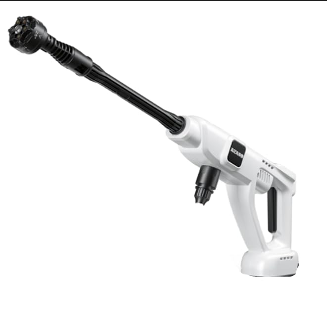 Cordless High-Pressure Washer, Rechargeable, Battery-Powered, Makita Compatible Battery, 10M Spray Distance, Battery Level Display, 850W Self-Priming,