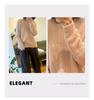 Women's 2025 Autumn Winter 100% Wool Round Neck Hollow Out Long Sleeve Loose Short Sweater Coat