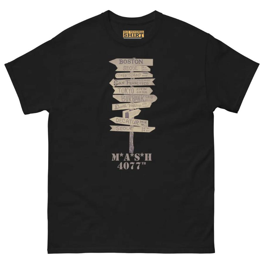 

MASH Inspired Vintage Military TV Show Tee Retro Army Style Graphic T-Shirt Unisex T-Shirt XXXXL