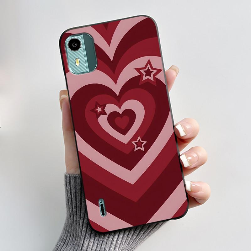 Soft TPU Case For Nokia C12 Cute Love Rabbit Funny Shockproof Silicone Phone Case For Nokia C12 Plus Pro Back Cover C 12 Fundas
