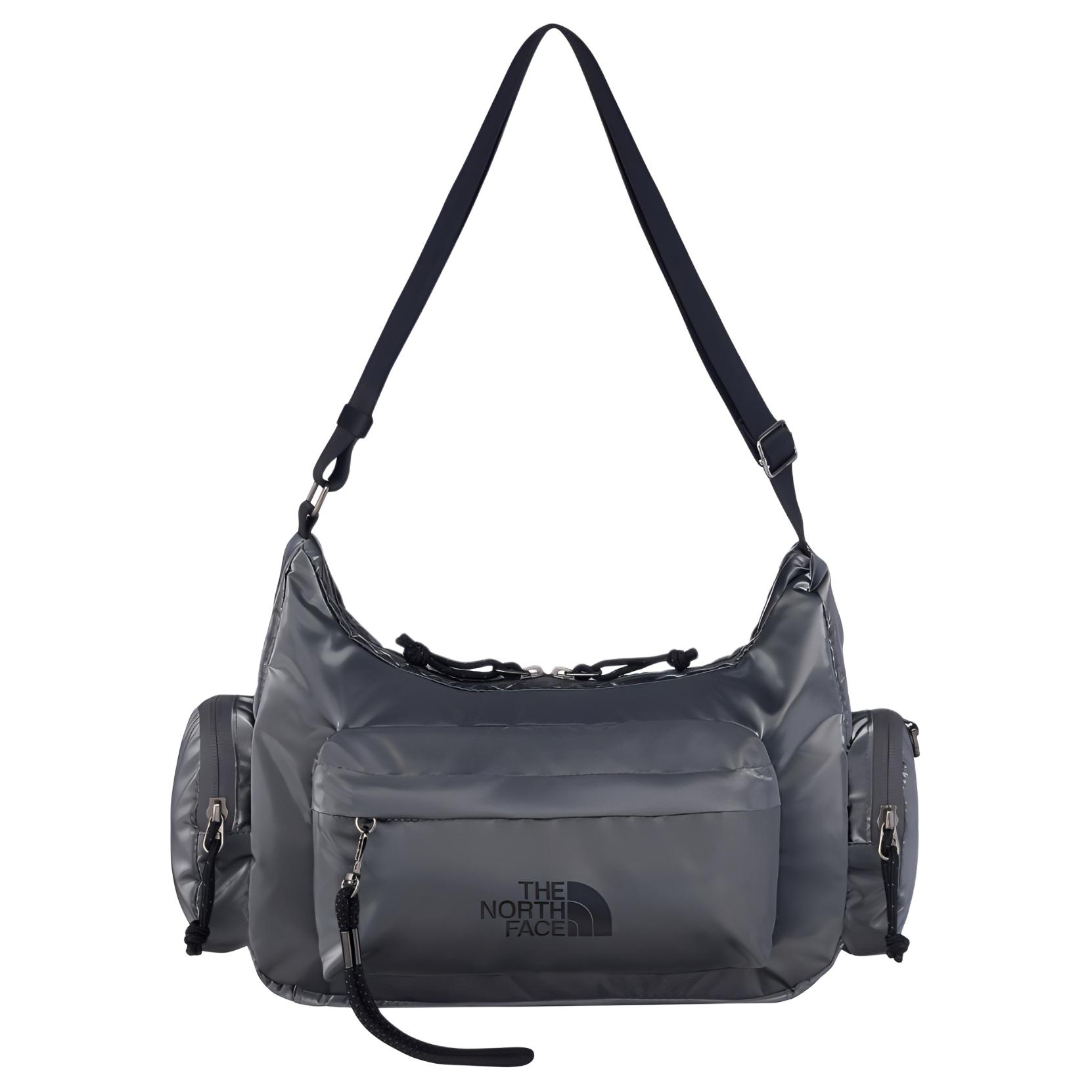 

The North Face 3.3L Bonney Brand Logo Zipper Shoulder Bag Outdoor Unisex bags Silver-Gray NN2PR10K Silver Gray