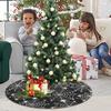 Halloween 36 Inches Tree Skirt With Net,Christmas Tree Mat For Holiday Party Decorations