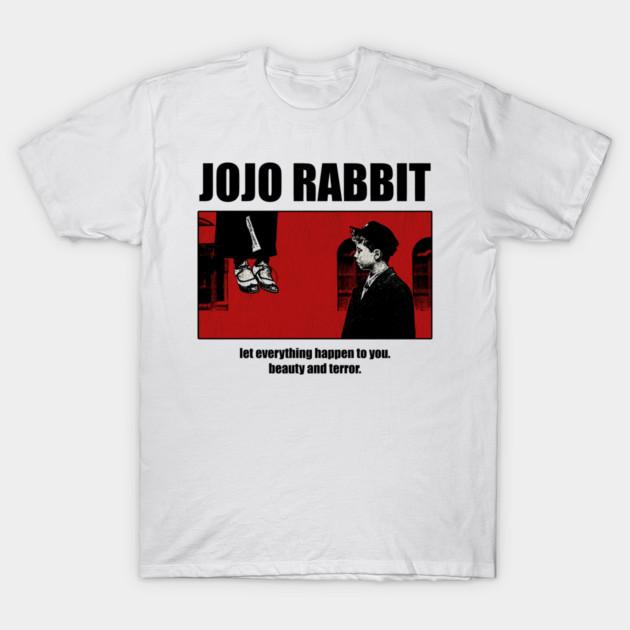 Asian Size Cotton Unisex Tshirt Print T-shirt Jojo Rabbit Grunge T-shirt No-Cut Print Regular Fit