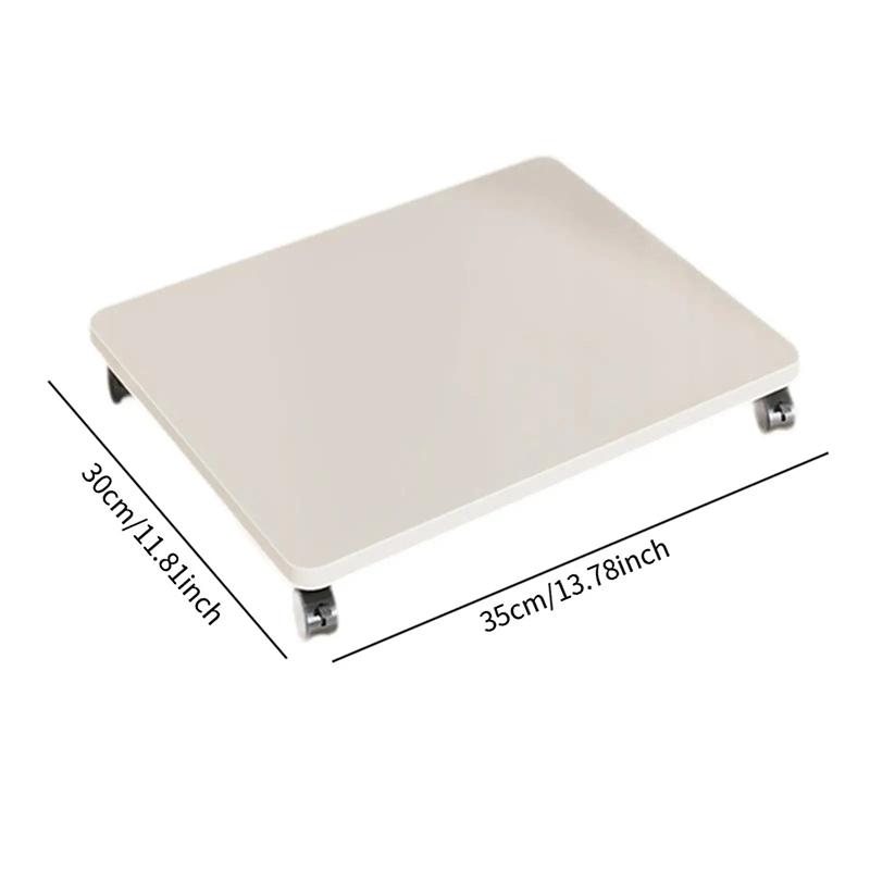 Cutie de Depozitare Mobilă cu Rotițe, Tavă, Raft Audio Versatil pentru Birou, Living, Casă, Raft Mobil pentru Plante