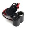 12-24V Motorcycle Handlebar Phone Charger Socket with USB Power Adapter & Waterproof Cover - Car Charger Adapter For GPS Navigation DVR