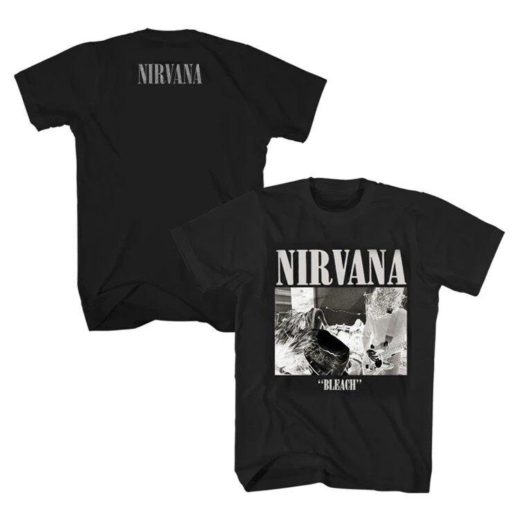 Hot Sale Retro Nirvana Band Rock Kurt Cobain Graphic Print T-Shirt Men Women Summer New Tee Streetwear Harajuku Fashion Loose Casual Oversized Top