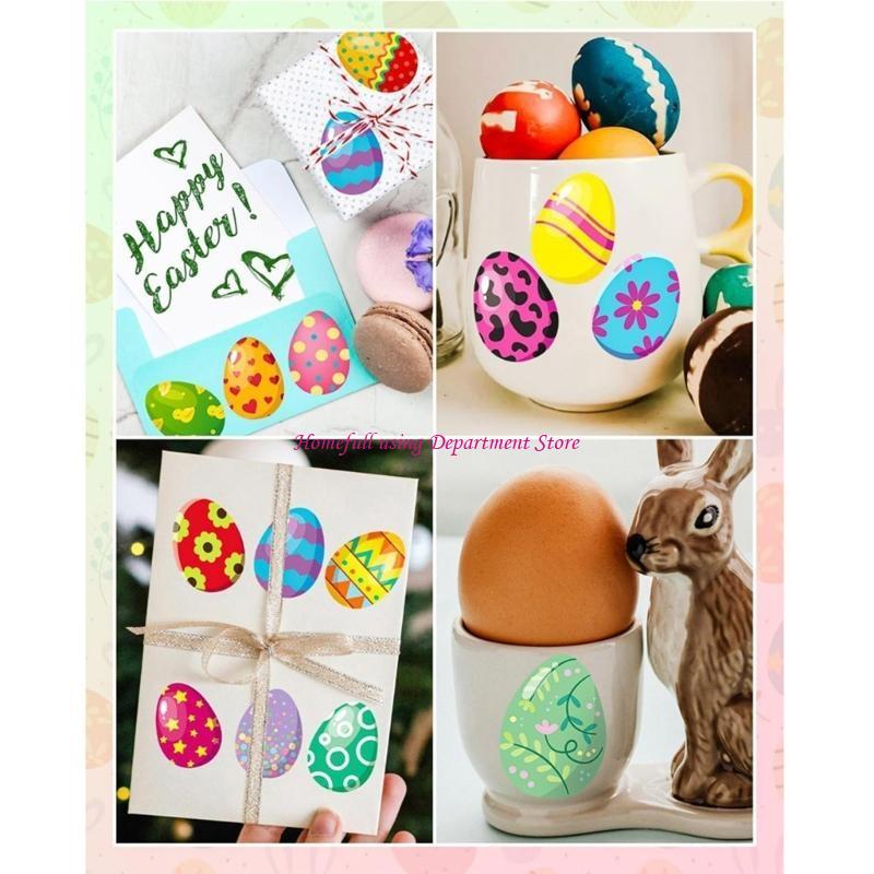 256Pcs Eggs Sticker Wrapping Decorative Sticker for Packaging Party Decoration Planner Journal Skateboard Art Craft