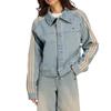 adidas Originals Essentials Jaqueta Jeans Feminina Versátil Moderna JY2872