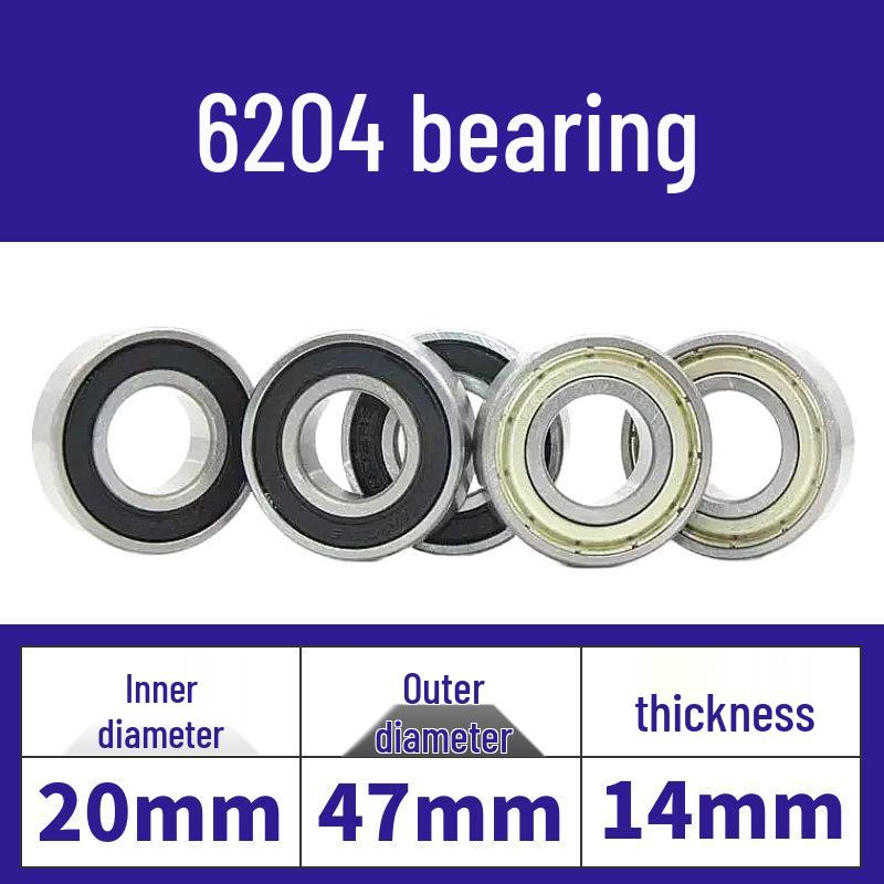 Luoyang Yüksek Kaliteli Dayanıklı Aşınmaya Dayanıklı Derin Kanallı Bilyalı Rulman 6200-6206 Serisi