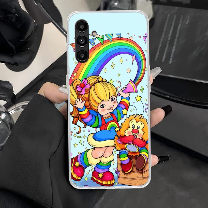 R-Rainbow Cute Brite Phone Case for Samsung Galaxy A17 A16 A26 A36 A56 A15 A14 A13 A12 A55 A54 A53 A25 A24 A23 A35 A34 A33 A05S