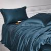 Conjunto de Roupa de Cama de Seda de Amora Natural Conjunto de Lençol de Cama Doméstico Conjunto de Capa de Colcha Fronha Conjunto de Cobertura de Cama Tamanho Queen King