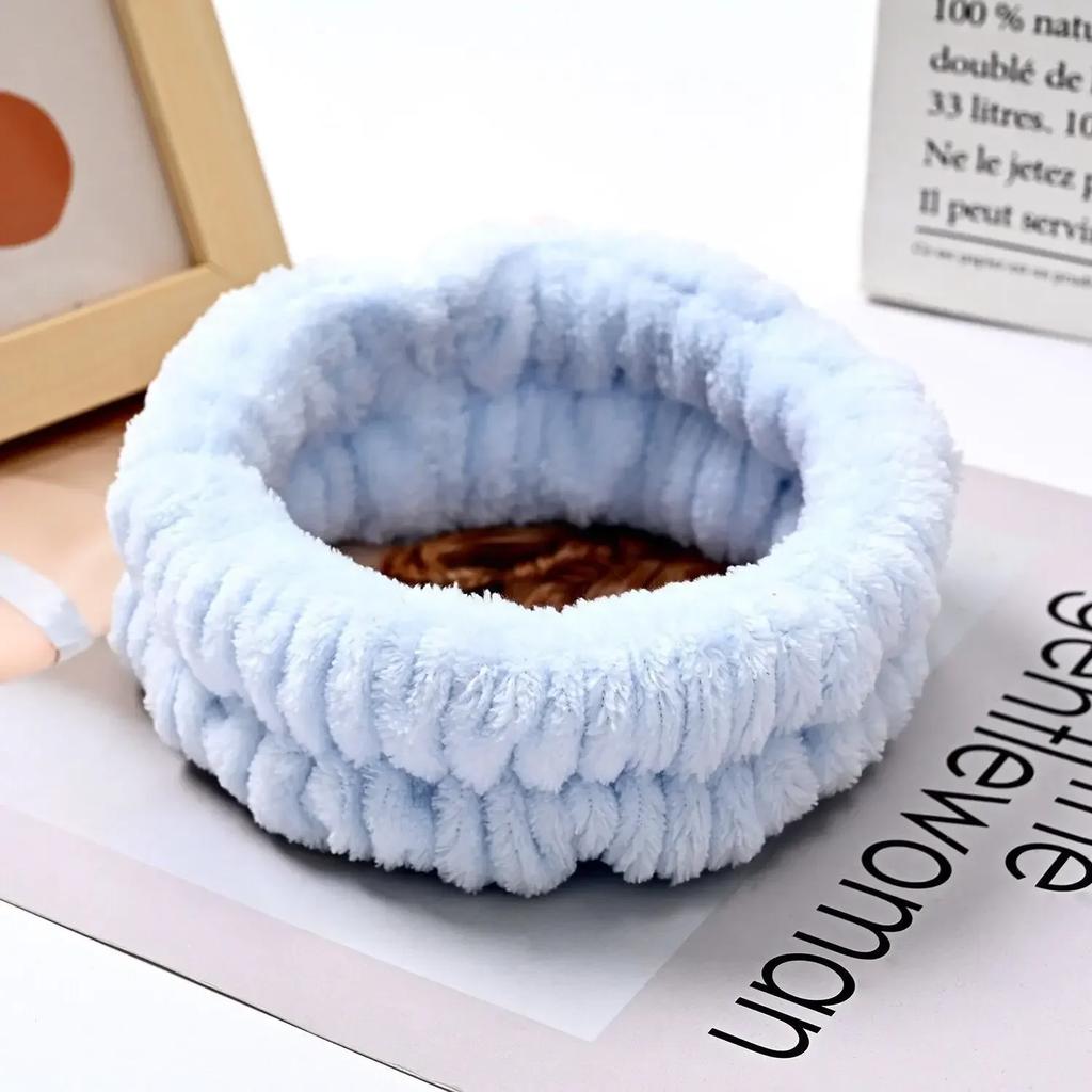 Wrist Washband Microfiber Wrist Wash Towel Band Wristband Scrunchies for Wash Face Absorbent Wrist Sweatband for Women Headband