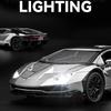 Electroplated 1/24 Lamborghini 770 Supercar Alloy Model Ornaments Toys Diecast Miniature Voiture Children Boy Gift Birthday