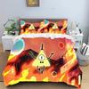 Gravity Falls Bettbezug Dipper Pines Kissenbezug Bettwäscheset Erwachsener Junge Mädchen Schlafzimmer Dekoration Kinder Einzel Doppelgröße