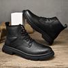 Men's Leather Martin Boots High Top Work Boots