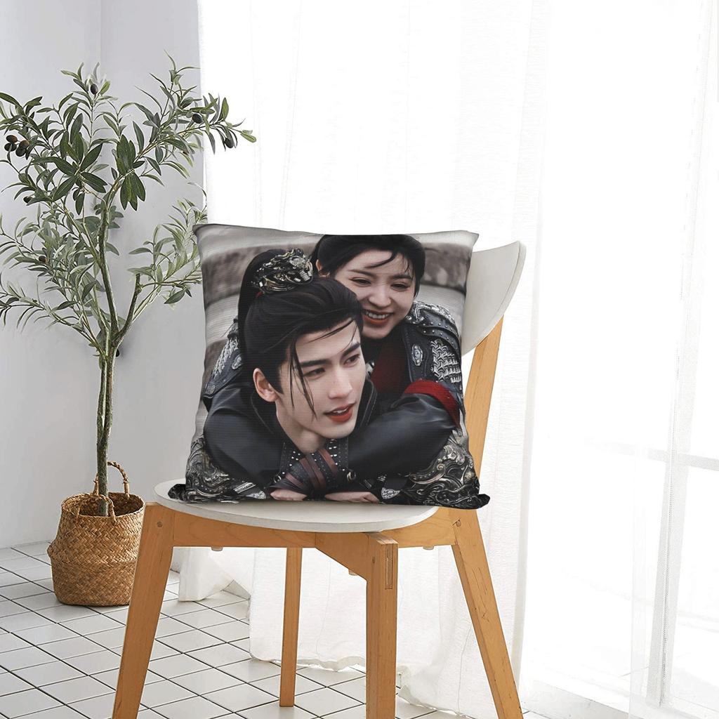 Chasing Jade Tian Xiwei Pillow Case Comfy Pillow Cover For Sofa Couch Bed Living Room Vintage Cushion Cover