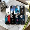 Coque de téléphone D-Daft-T P-Punk-K Pour iPhone17,16,15,14,13,12,11 Plus,Pro Max Noir Argenté Bonbon coque de téléphone