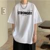 Men T-Shirts Letter Graphic Print Fashion Brand Tees for Men Oversize Tshirts Men Clothing Casual Tee Man Summer Korean Retro