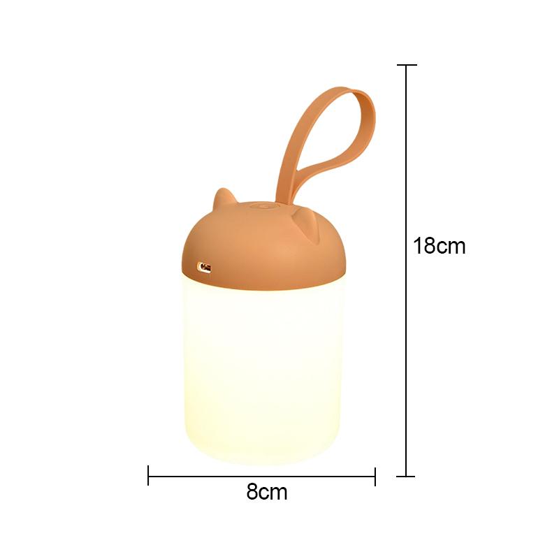 LED Night Light USB Charging Lamp Night Feeding Lights Human Touch Control Light For Bedroom Bedside Table Lighting