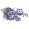 Waterproof Herbal Semi-Permanent Flower & Wings Sleeve Tattoo Sticker
