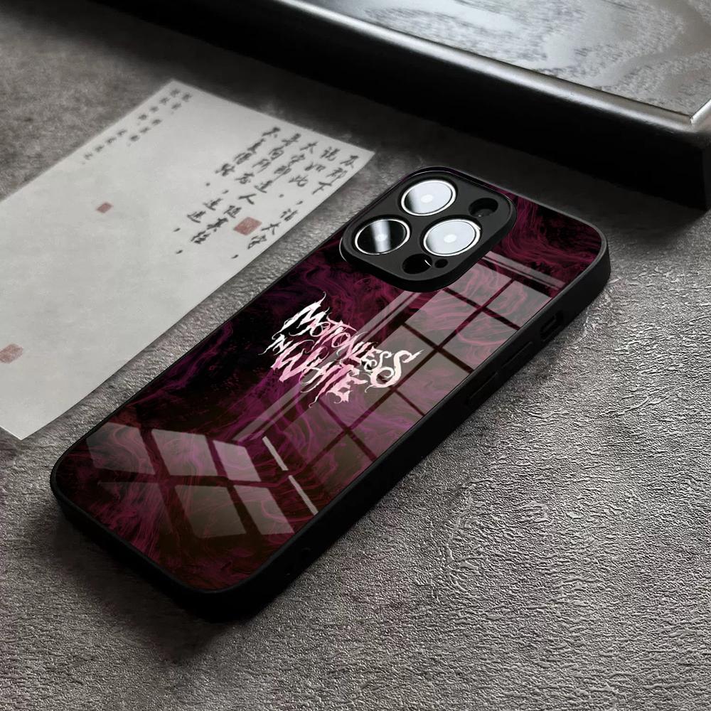 

Band M-Motionless Phone Case For IPhone 17 16 Pro Max 15 Plus 14 Pro 12 11 13 Mini X XR XS Max SE Glass Cover iPhone15 Plus