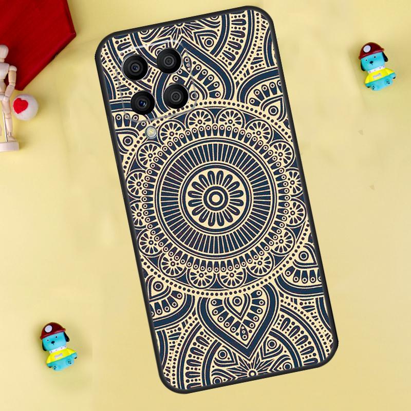 Mandala Flower Totem Case For Samsung Galaxy M55 M14 M34 M54 M32 M52 M15 M11 M12 M13 M06 M16 M36 M56 M31 M53 M35