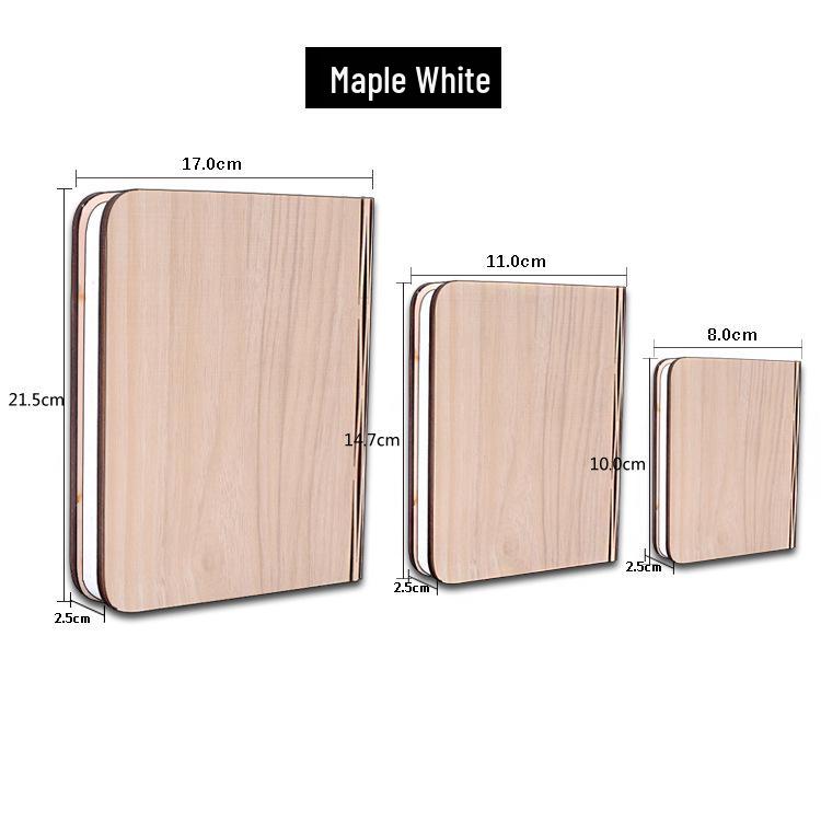 Engraved LED Wooden Book Lamp with Eye-Protecting Bluetooth Night Light