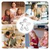 3pcs/set Baking Mould Stainless Steel CookieBiscuit Cutter DIY Mold Gingerbread Man Shape Cutter Baking Egg Mould Bakeware