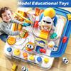 Plastic Model Educational Toys Space Rocket Brain Mechanical Toy Interactive Train  Kids Learning