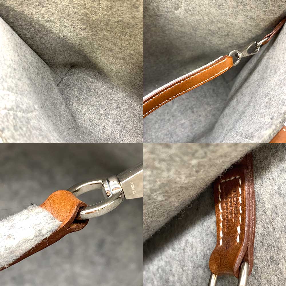 Used HERMES KarimiTote Bag felt Women