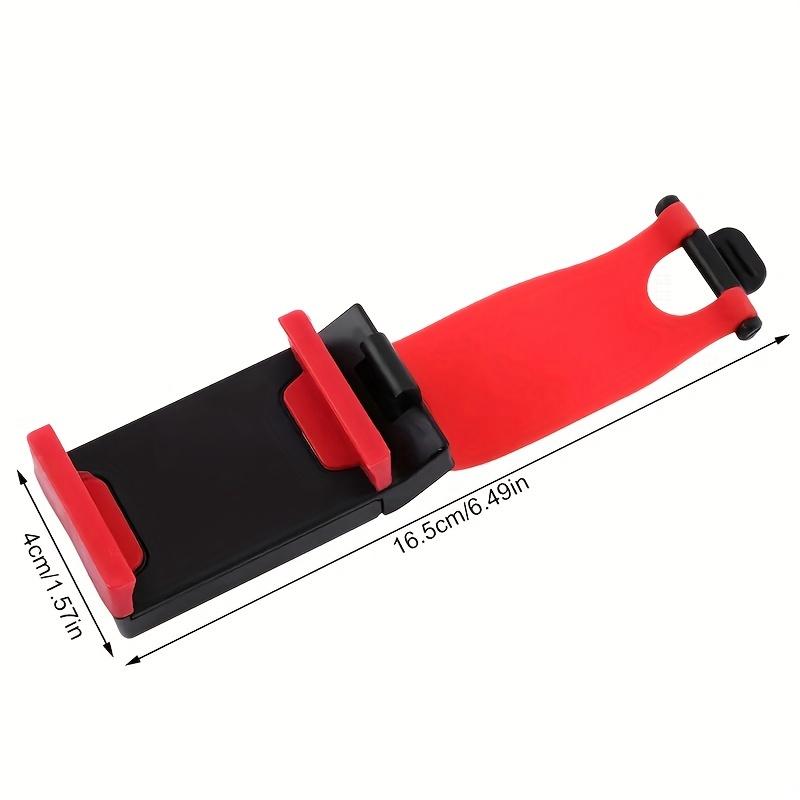 1pcs Car Phone Holder Mounted On Steering Wheel Cradle Smart Mobile Phone Clip Mount Holder Car Accessories Interior Mounts