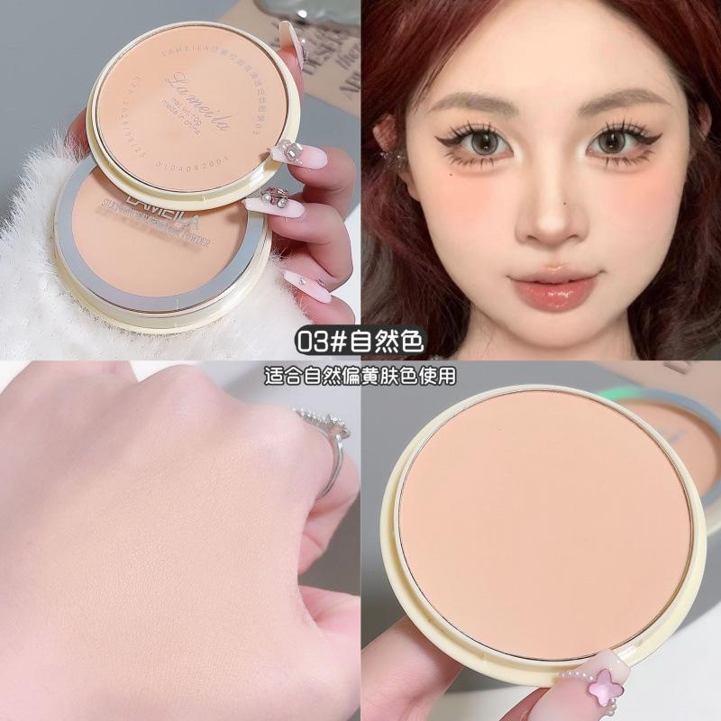 Lameila Sheer Concealer Translucent Face Setting Powder Compact