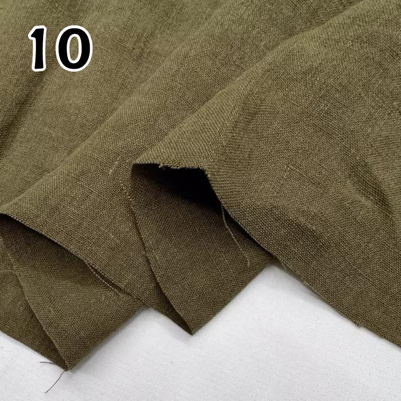 100x140cm 100% Ramie Linen Fabric High-grade Pure Hemp Natural Yarn-dyed Cloth For DIY Hanfu Pants Dress Coat Sewing Crafts