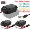 18V To 5-13V Step Down Converter For Makita/Dewal/Milwauke/Bosch/Einhel 18V Battery Cigarette Lighter Adapte Voltage Regulator