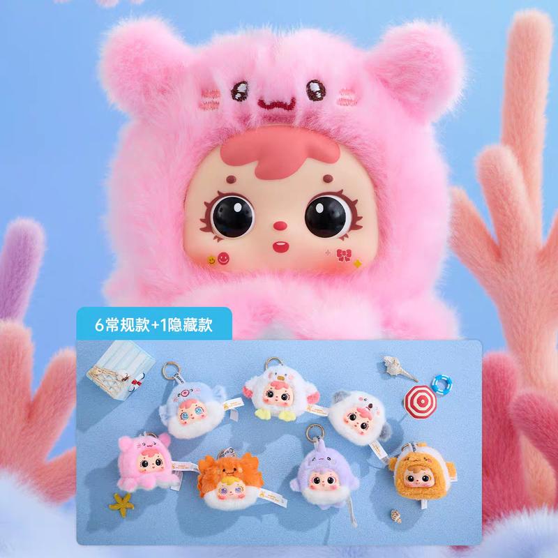 Latest Samuel Ocean Resident Series Vinyl Blind Box Fashionable Toy Backpack Pendant Doll Facial Can Disassemble Mystery Box Surprise Present