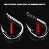 1Box High Carbon Steel High-carbon Steel fishhook Wacky Weedless Worm Wide Gap fishing hook Soft Worm Bass Fishing Fishing Hooks