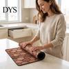Kitchen Sink Drying Pad 3D Wood Grain Dish Mat, Diatom Mud Absorbent Mat for Fast Counter, Non-slip Heat Resistant Cup Coffee Decorative Counter