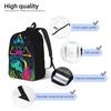 Deltarunes Ralsei Fashion Backpack Outdoor Student Business Role-Playing Daypack for Men Women College Canvas Bags
