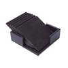 6PCS Hot Sale PU Leather Marble Coaster Drink Coffee Cup Mat Easy To Round Tea Pad Table Holder Clean Placemats Coaster Set