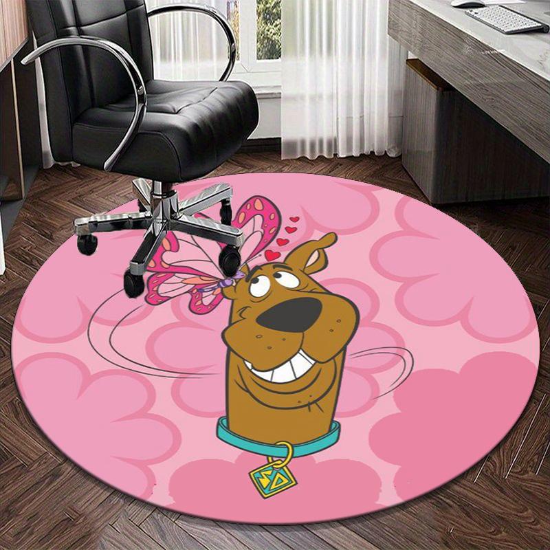 Scoo-dog Bubble Fun round carpet Chair cushion Round Entryway Rug, Soft Round Rugs for Living Room, Bedroom, Circle Carpet decor gifts