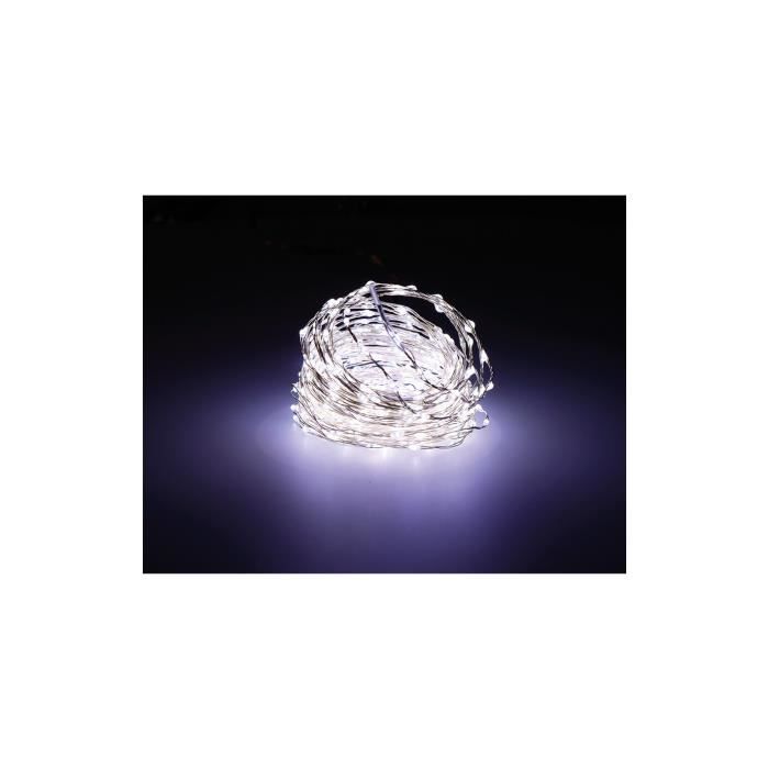 Guirlande Lumineuse - GENERIQUE - Micro Led Extra Dense Clignotant Lumiere Froide - Blanc - Extérieur